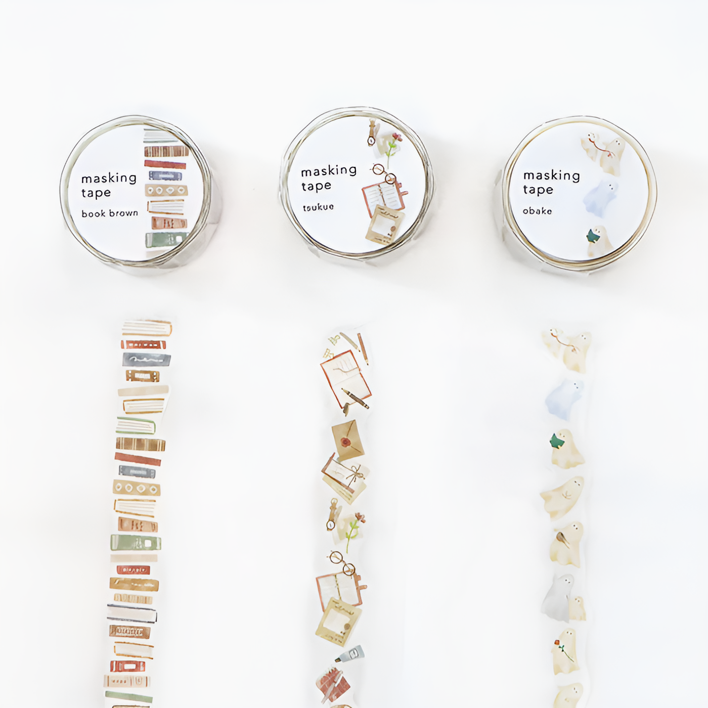 Mind Wave Die-Cut Masking Tape - Books