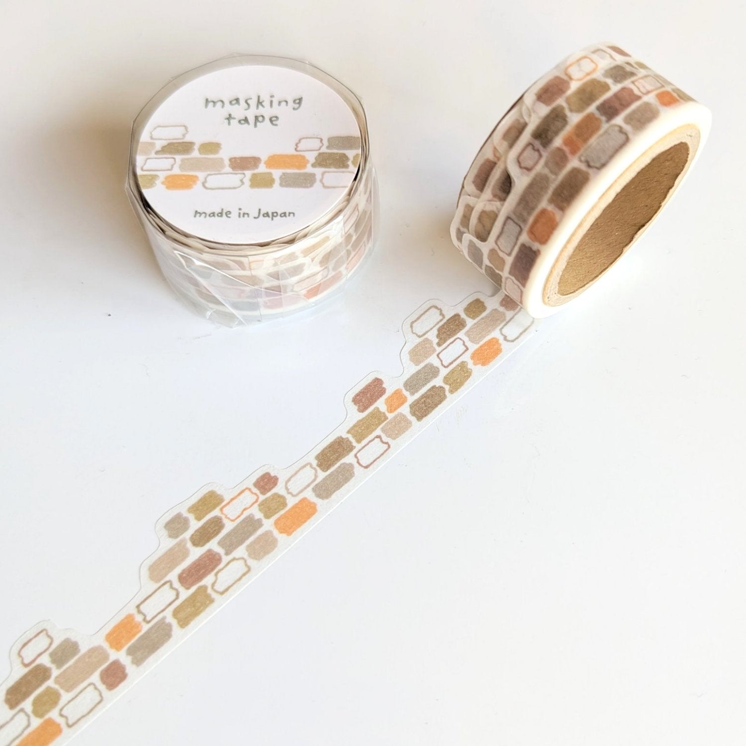 Mind Wave Die-Cut Masking Tape - Bricks