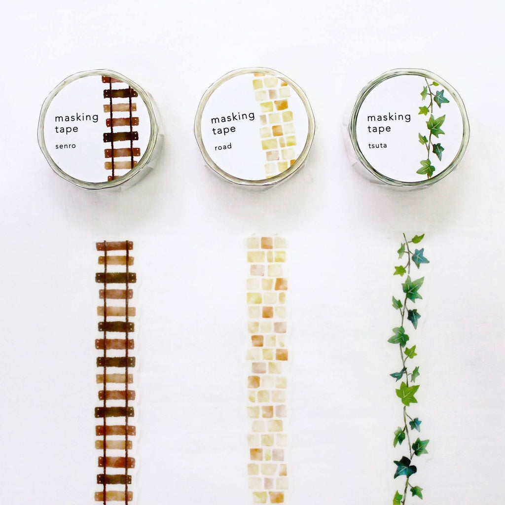 Mind Wave Die-Cut Masking Tape - Ivy