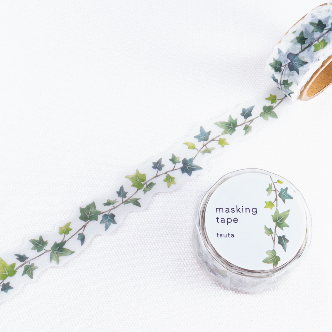 Mind Wave Die-Cut Masking Tape - Ivy