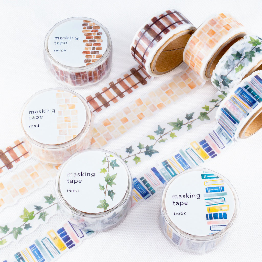 Mind Wave Die-Cut Masking Tape - Ivy