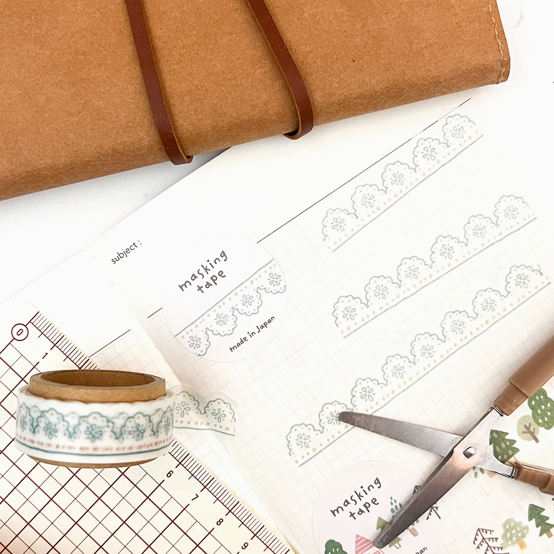 Mind Wave Die-Cut Masking Tape - Lace