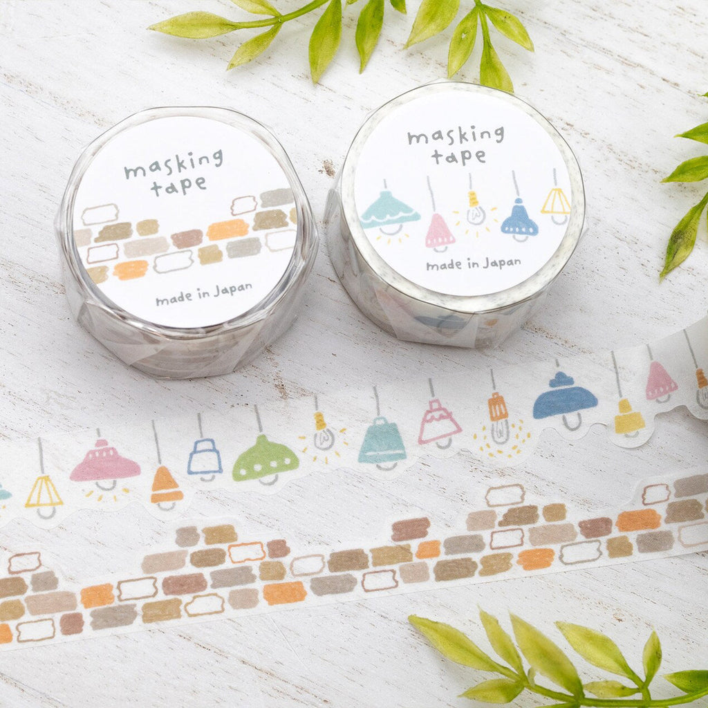 Mind Wave Die-Cut Masking Tape - Lamps