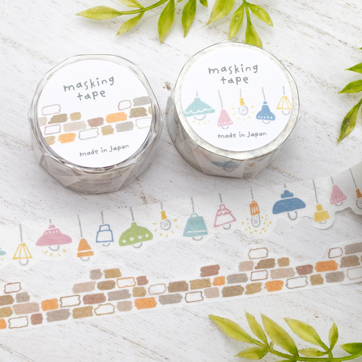 Mind Wave Die-Cut Masking Tape - Lamps