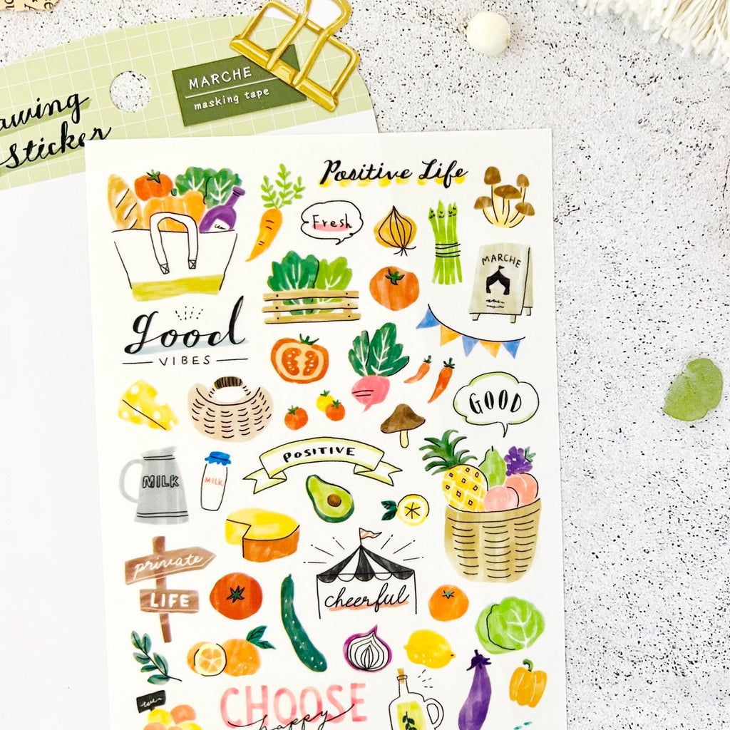 Mind Wave Drawing Stickers - Market