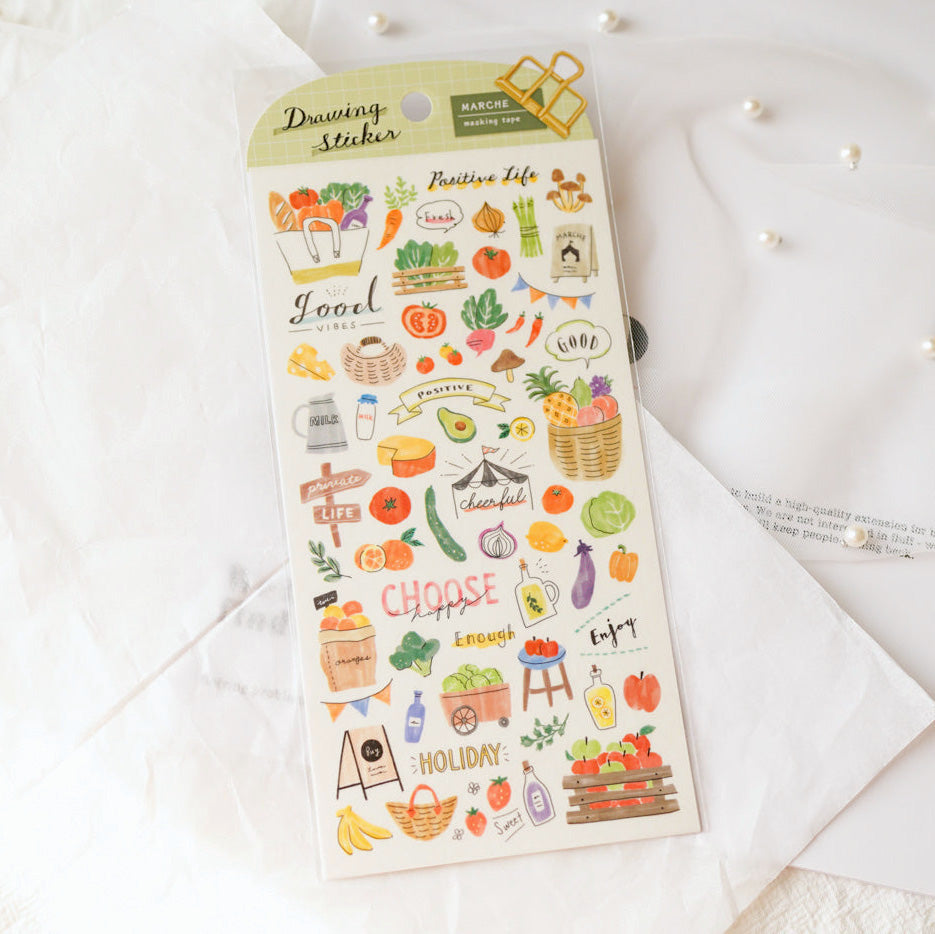 Mind Wave Drawing Stickers - Market