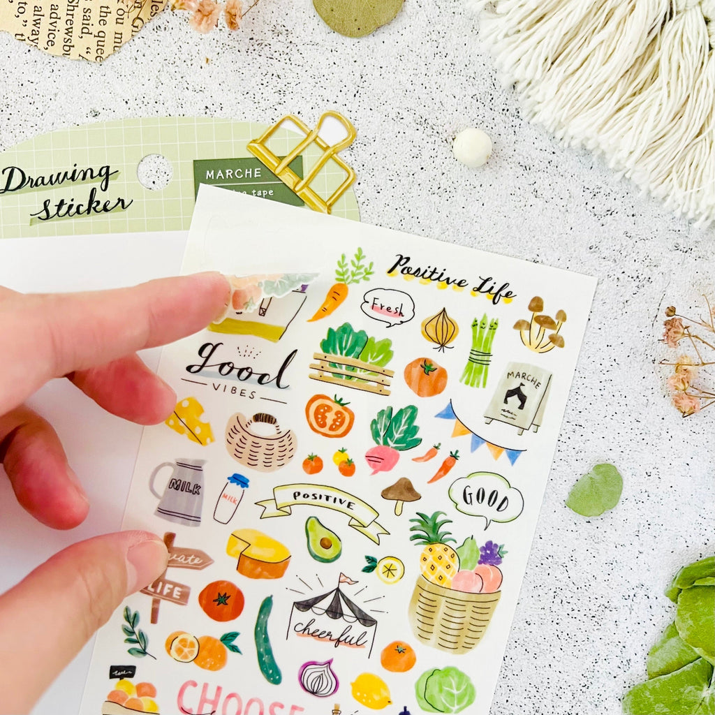 Mind Wave Drawing Stickers - Market