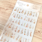Mind Wave Flower Garland Stickers