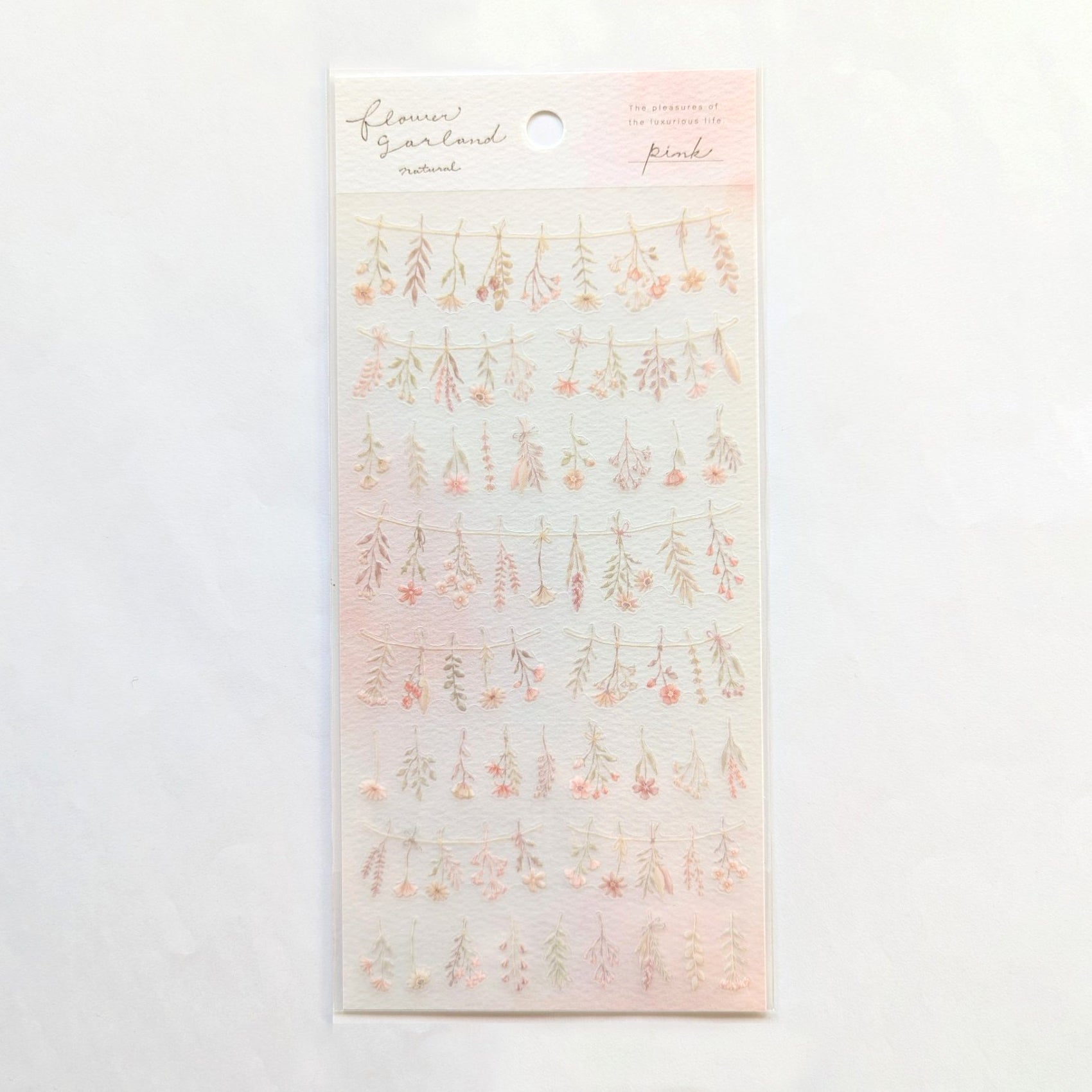 Mind Wave Flower Garland Stickers