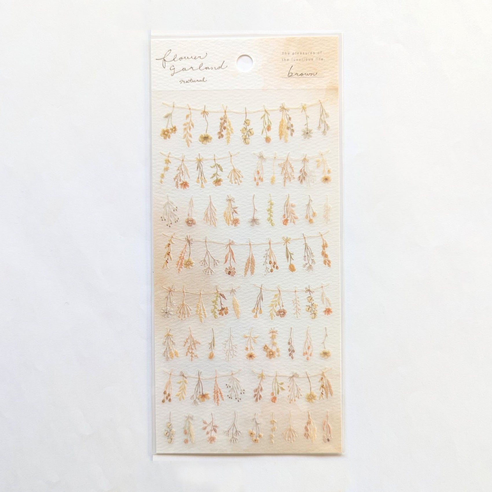 Mind Wave Flower Garland Stickers
