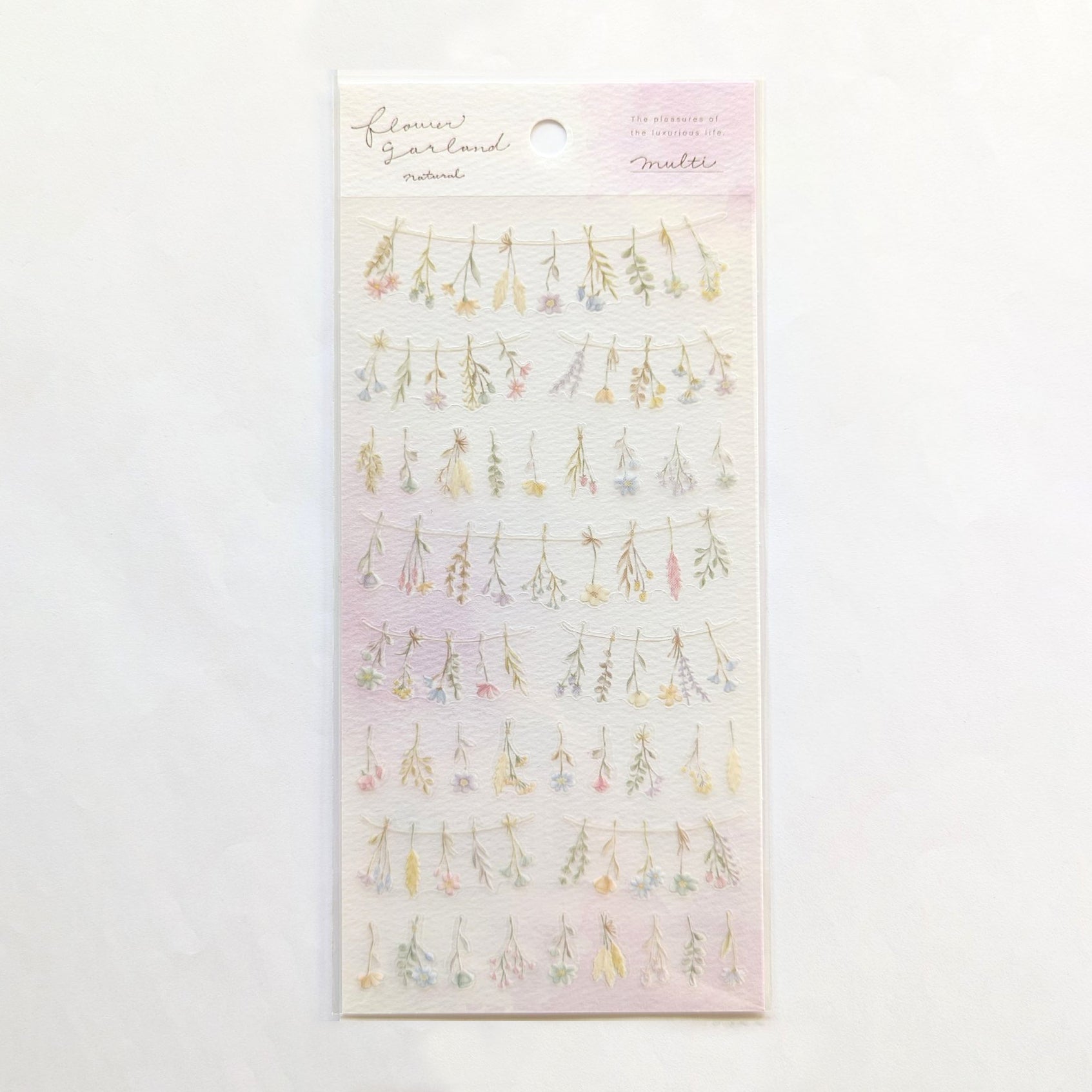 Mind Wave Flower Garland Stickers