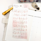 Mind Wave Flower Garland Stickers