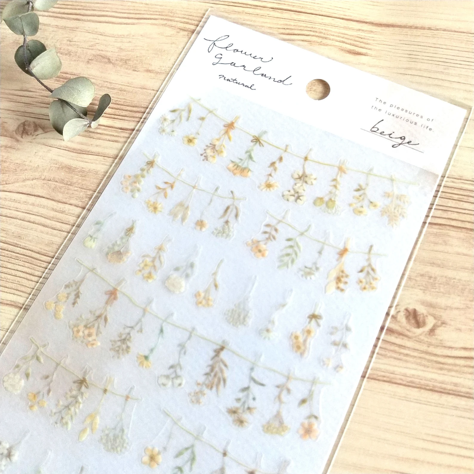 Mind Wave Flower Garland Stickers