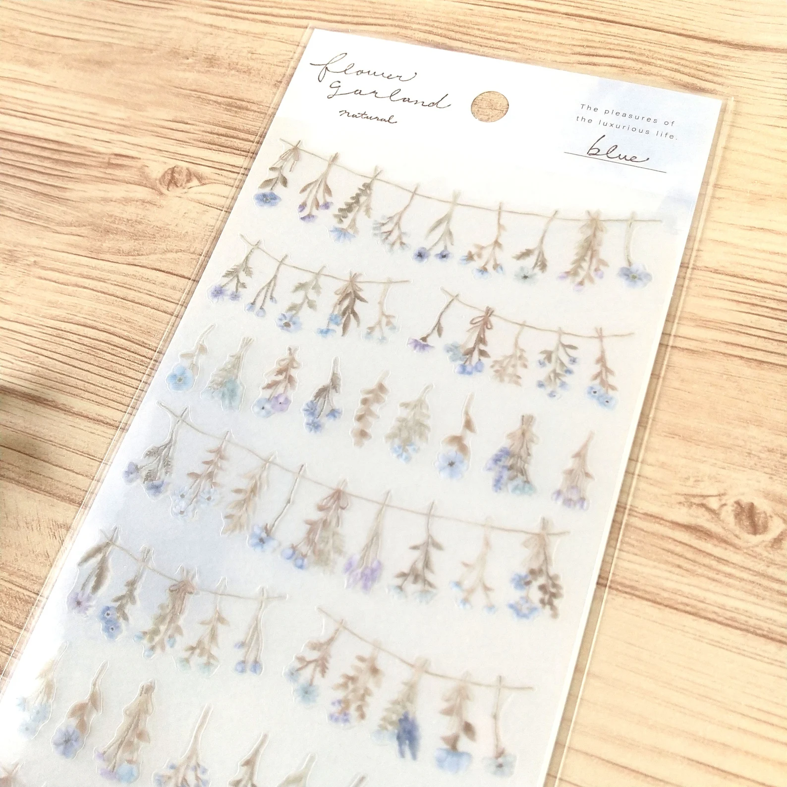 Mind Wave Flower Garland Stickers