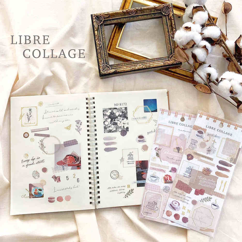Mind Wave Libre Collage Stickers - Limited Edition