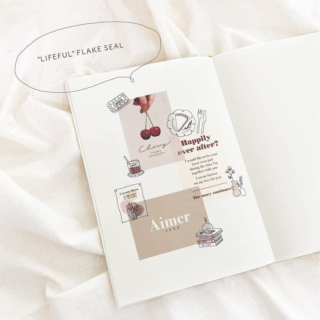 Mind Wave Lifeful Illust Stickers - Cafe