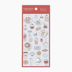 Mind Wave Lifeful Illust Stickers - Cafe
