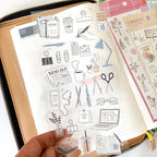 Mind Wave Lifeful Illust Stickers - Study Life
