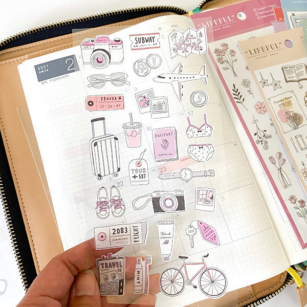 Mind Wave Lifeful Illust Stickers - Travel