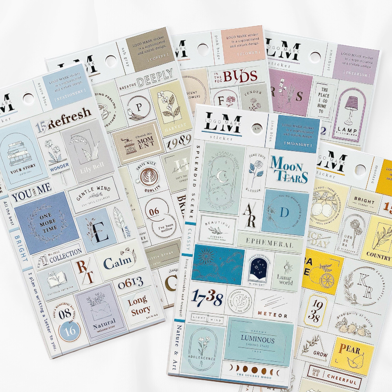 Mind Wave Logo Mark Stickers