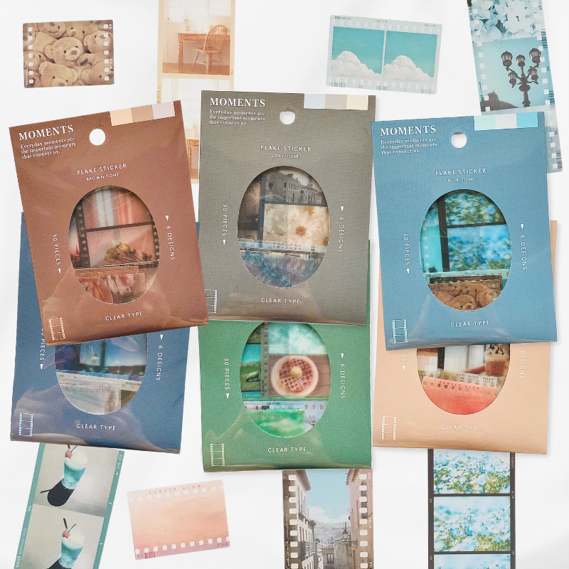 Mind Wave Moments Flake Stickers