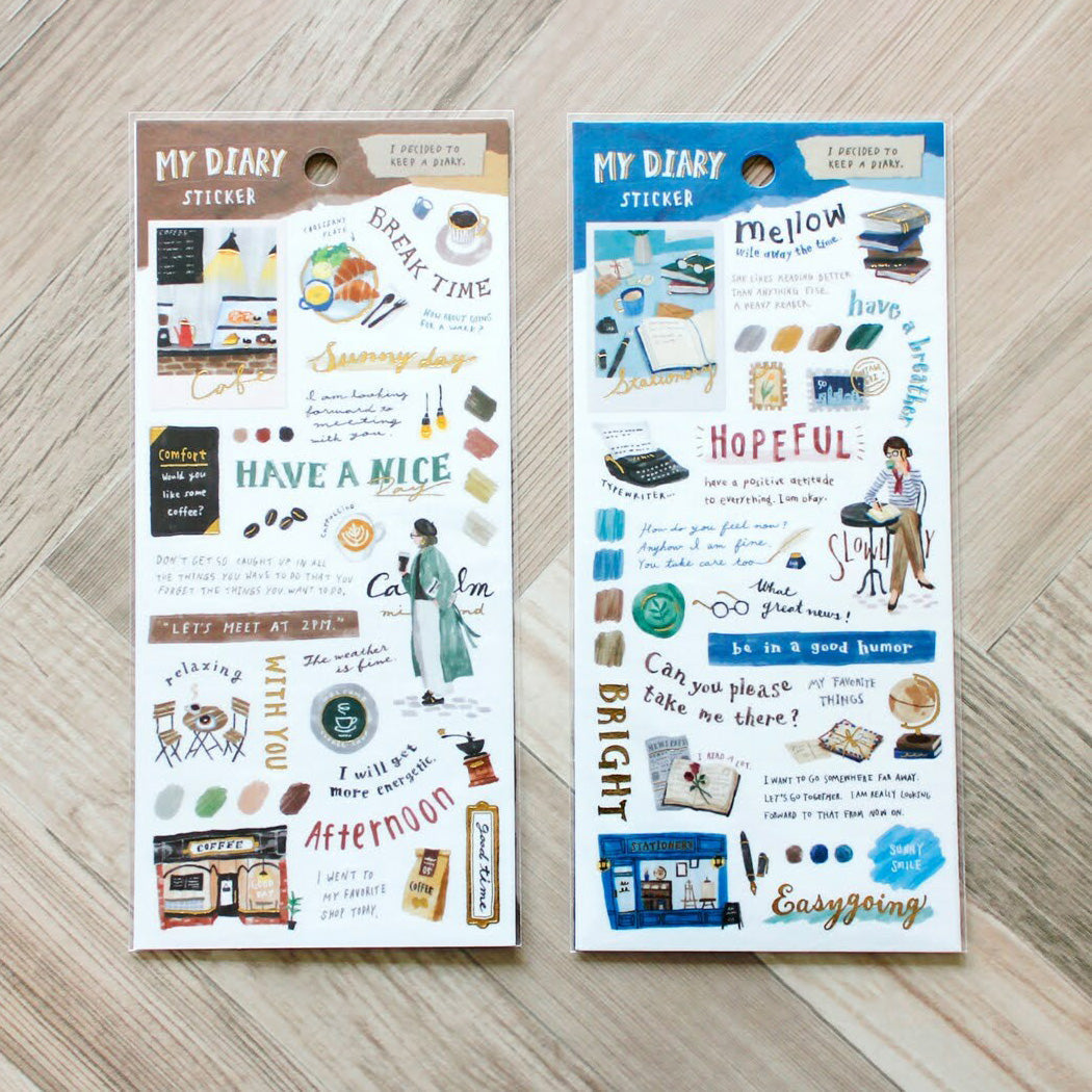 Mind Wave My Diary Stickers