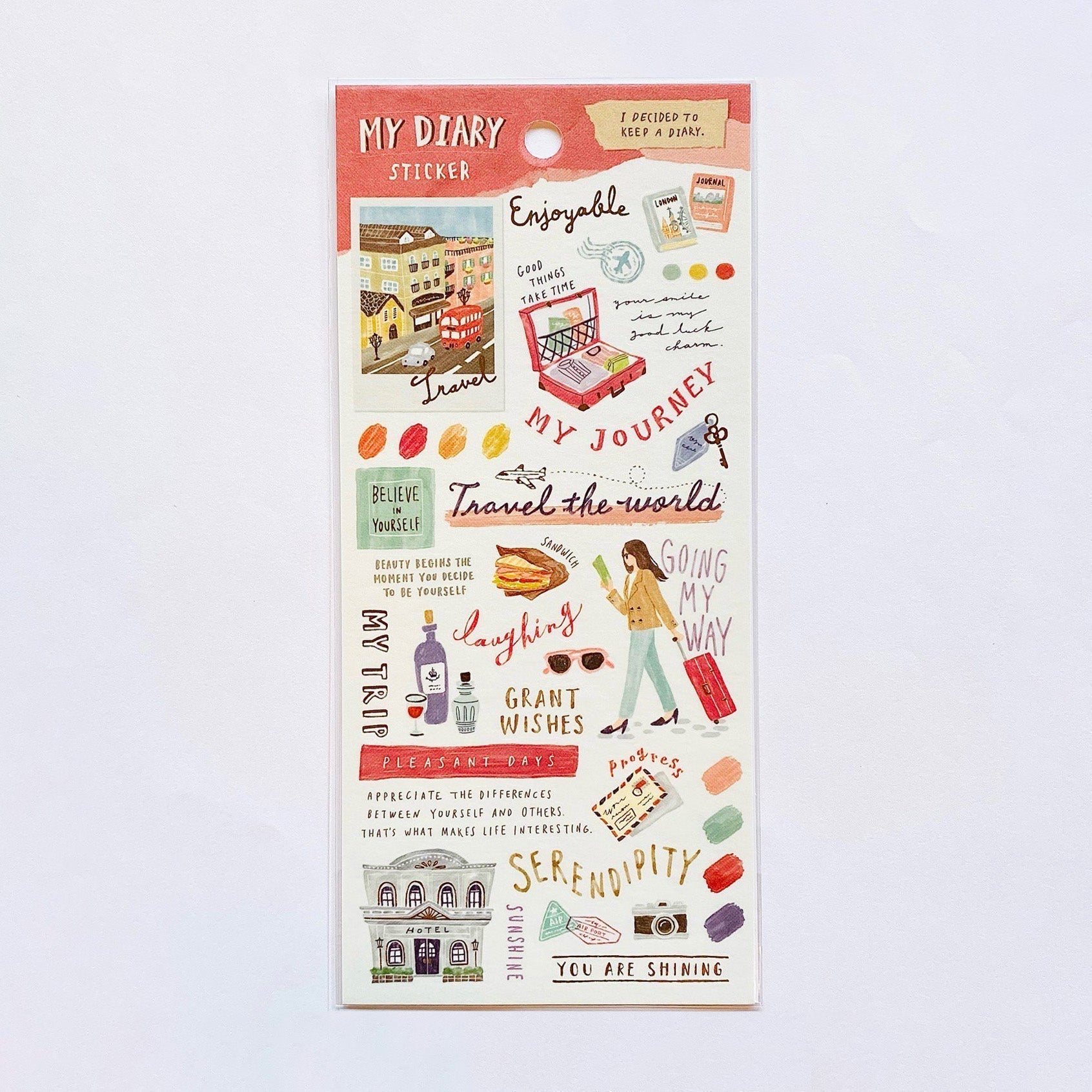 Mind Wave My Diary Stickers