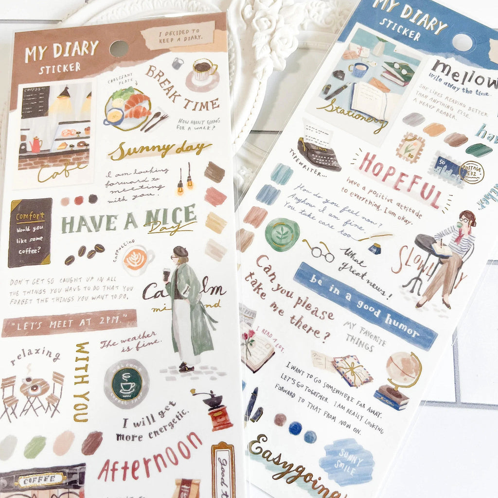 Mind Wave My Diary Stickers