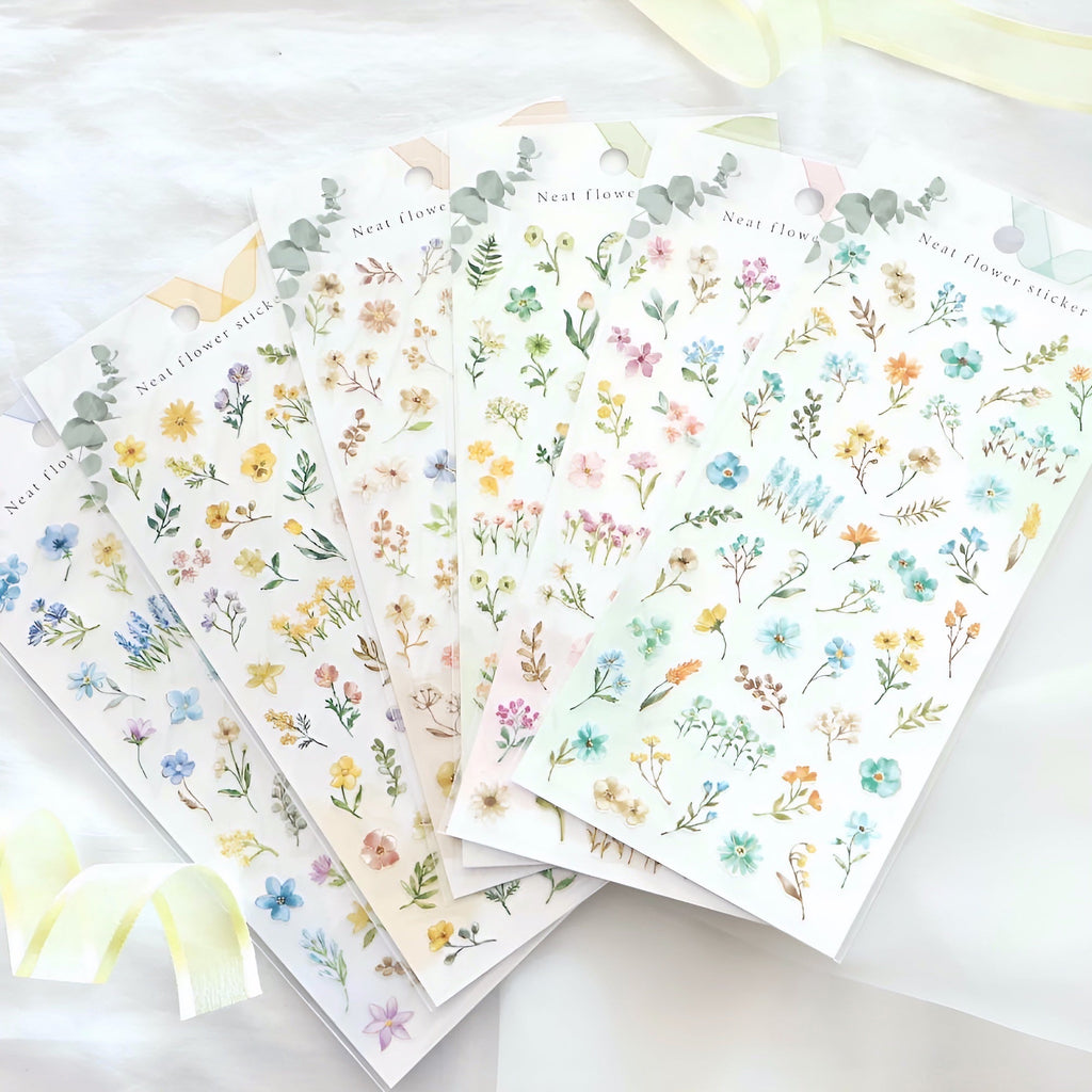 Mind Wave Neat Flower Stickers