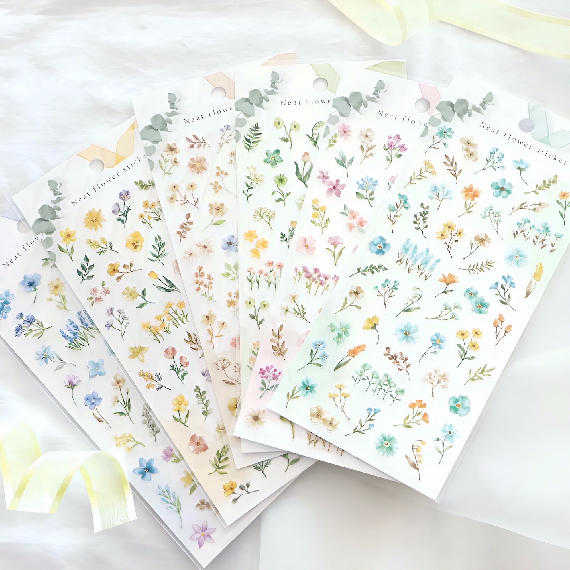 Mind Wave Neat Flower Stickers