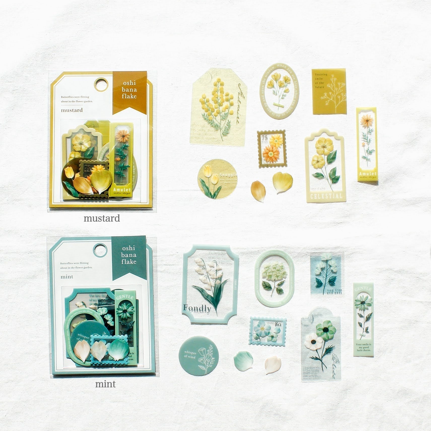 Mind Wave Oshibana Flake Stickers