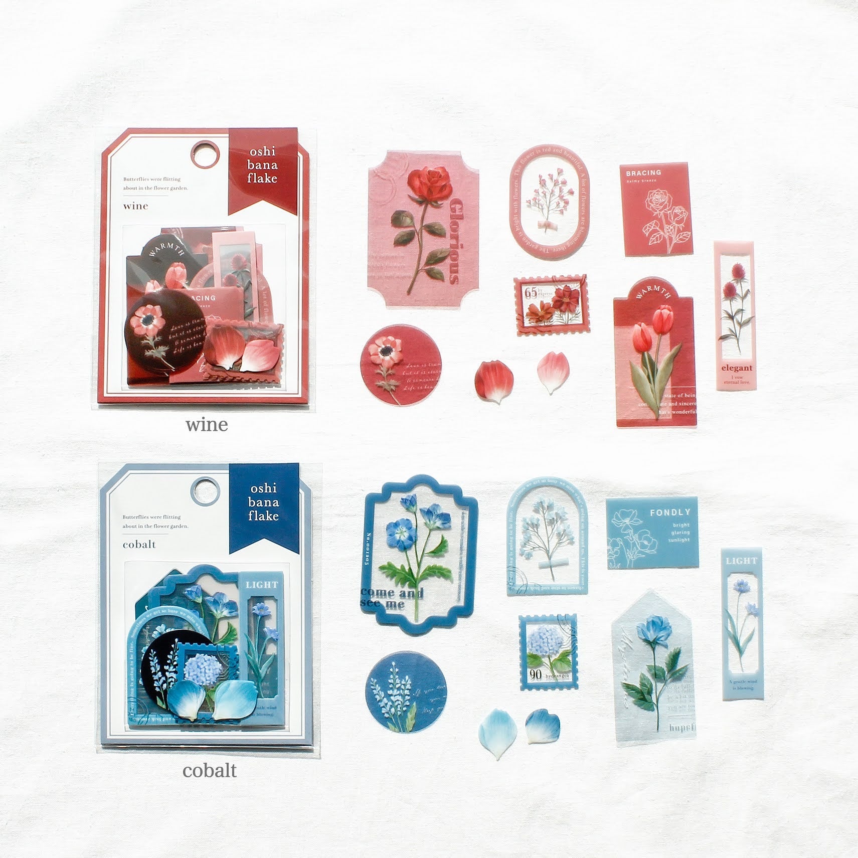 Mind Wave Oshibana Flake Stickers