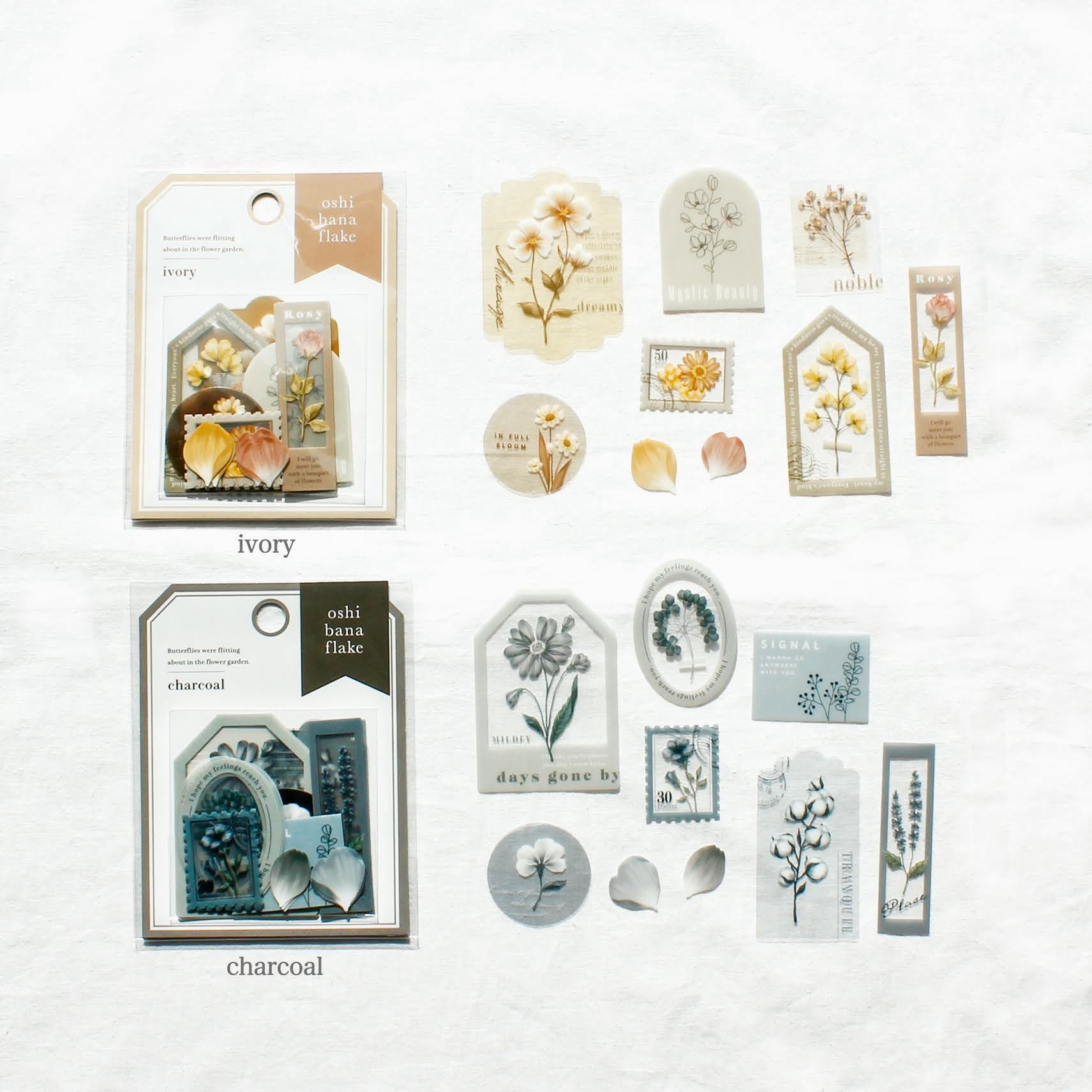 Mind Wave Oshibana Flake Stickers