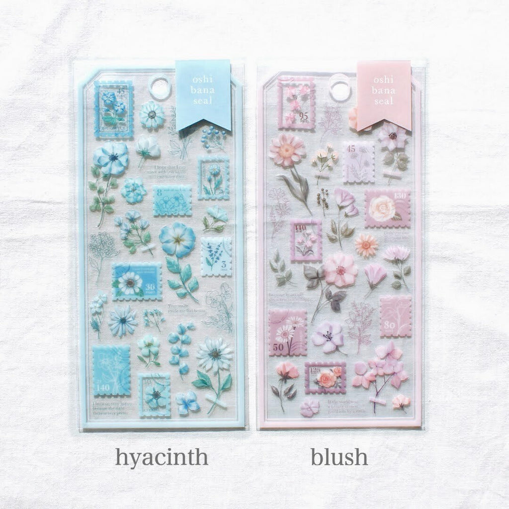 Mind Wave Oshibana Floral Stamp Stickers - New Colors