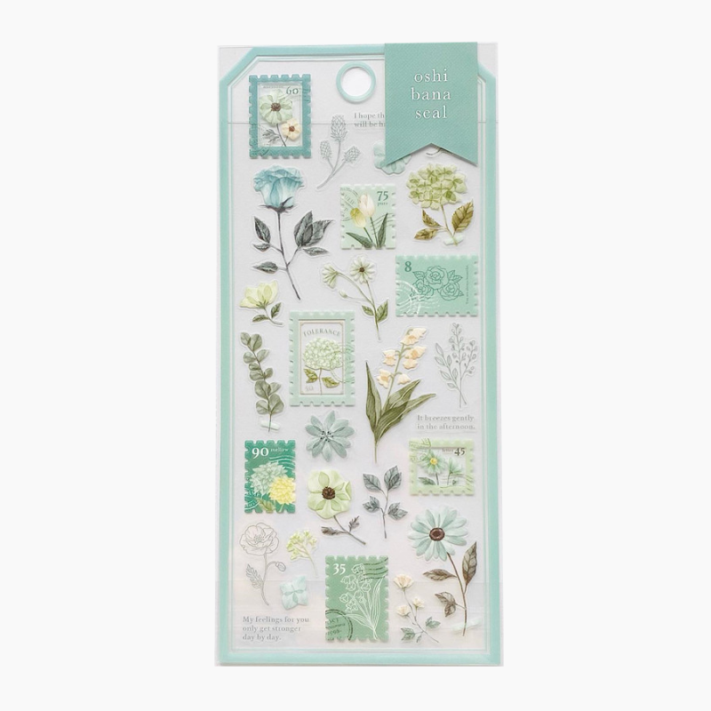 Mind Wave Oshibana Floral Stamp Stickers