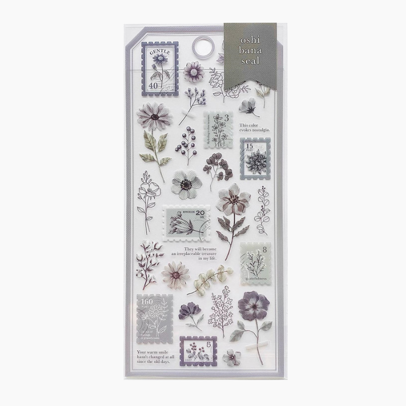 Mind Wave Oshibana Floral Stamp Stickers