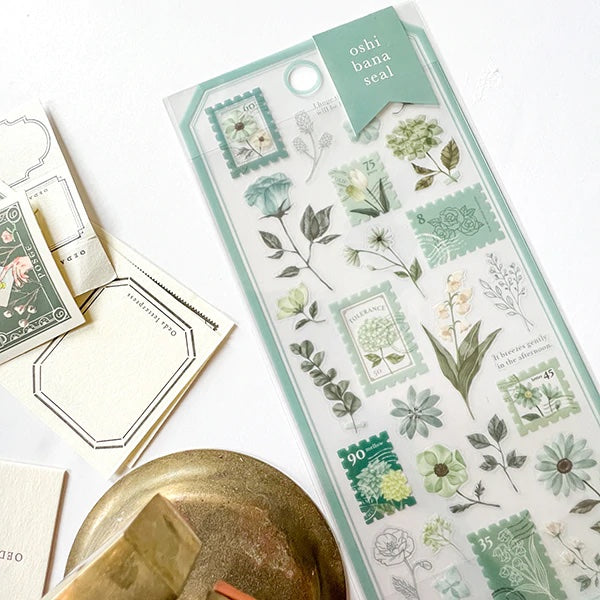 Mind Wave Oshibana Floral Stamp Stickers
