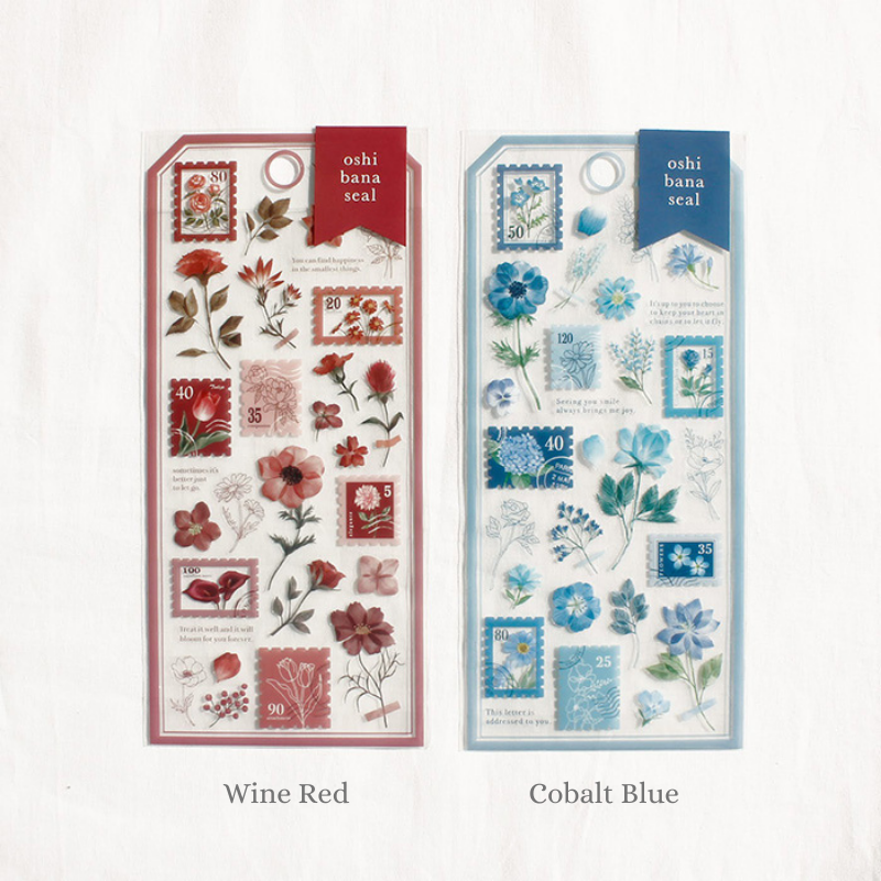Mind Wave Oshibana Floral Stamp Stickers