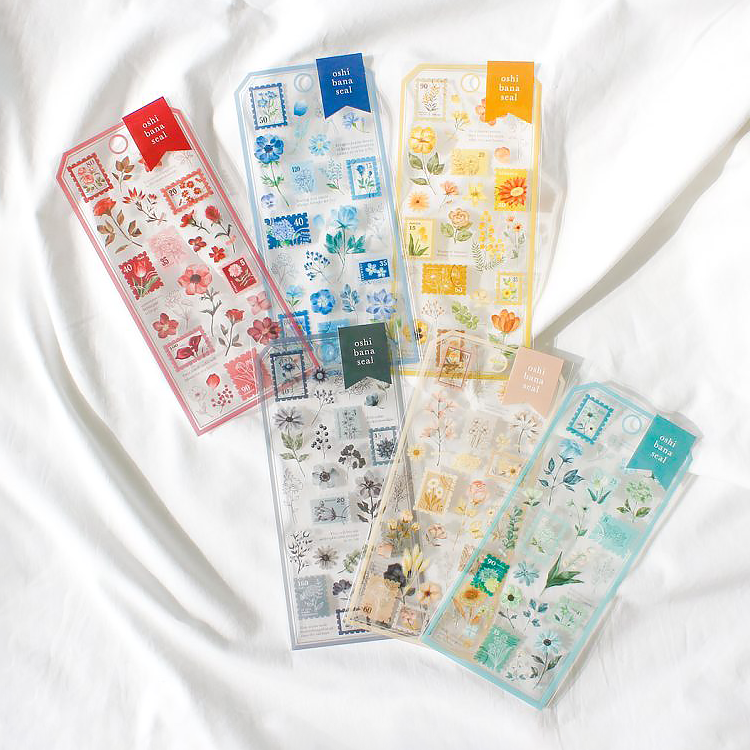 Mind Wave Oshibana Floral Stamp Stickers