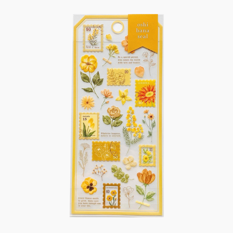 Mind Wave Oshibana Floral Stamp Stickers