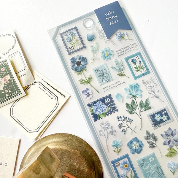 Mind Wave Oshibana Floral Stamp Stickers