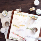 Mind Wave Palette Series Die-Cut Masking Tape - Strawberries
