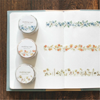 Mind Wave Palette Series Masking Tape - Vintage Flowers