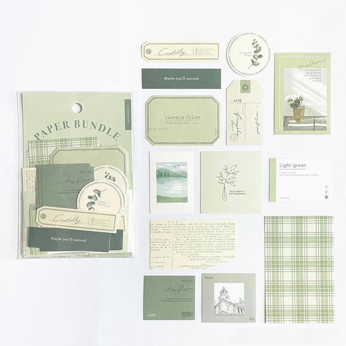 Mind Wave Paper Bundle Deco Stickers