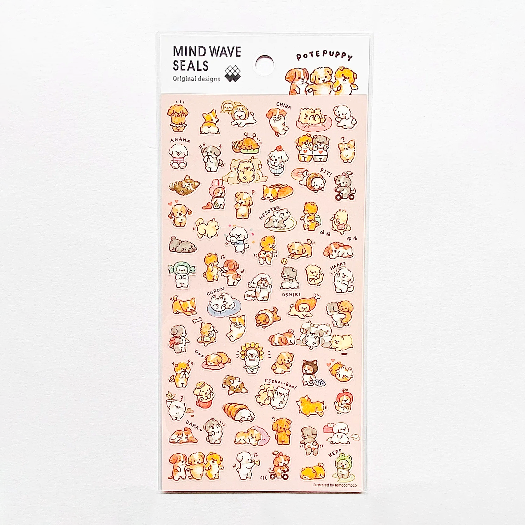 Mind Wave Pote Puppy Stickers