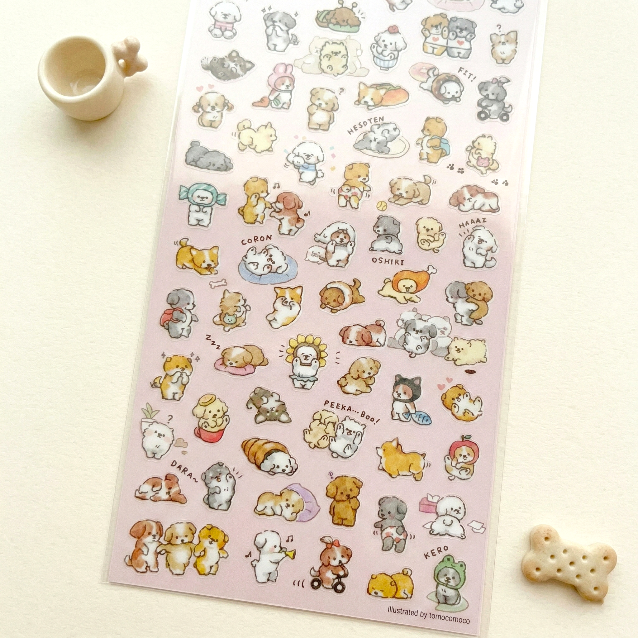 Mind Wave Pote Puppy Stickers