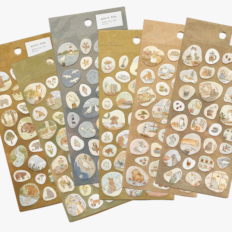 Mind Wave Quiet Life Stickers