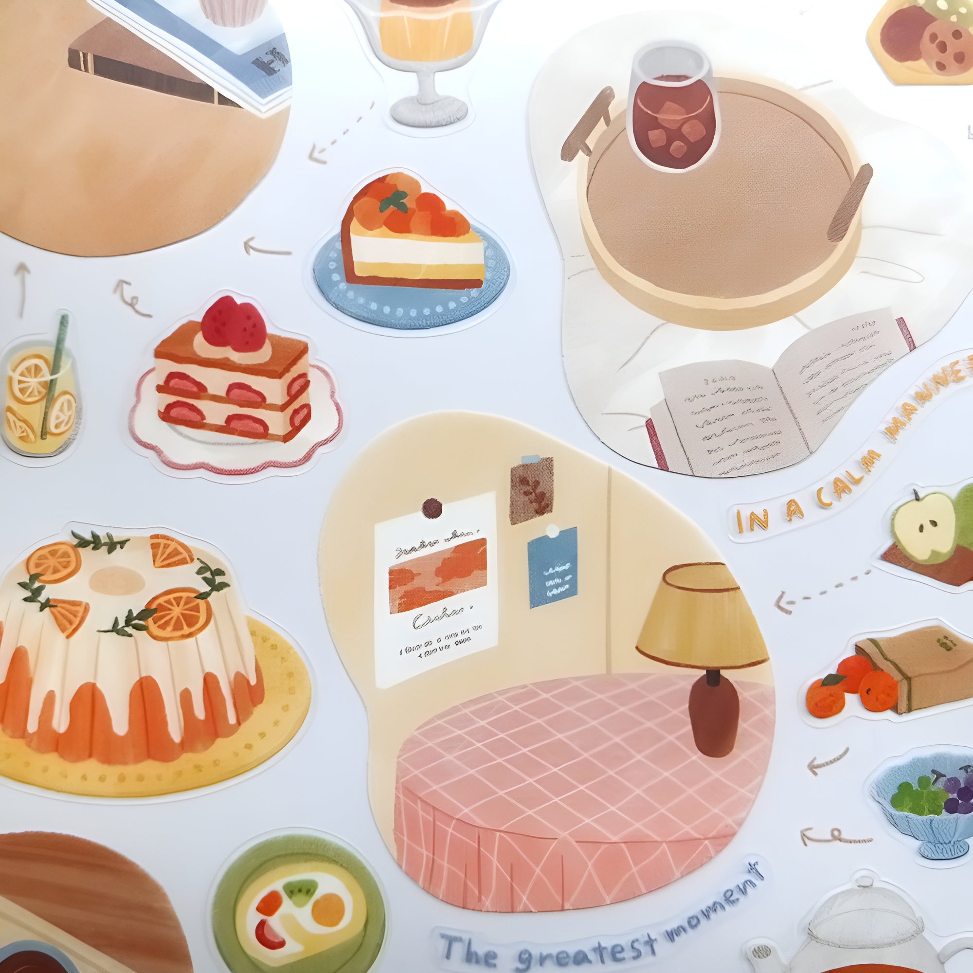 Mind Wave Room Arrange Stickers