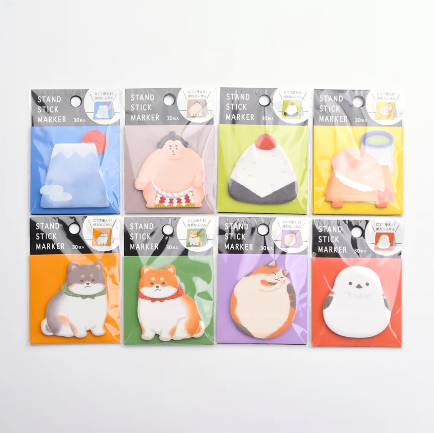 Mind Wave Stand Sticky Notes - Japan