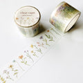 Mind Wave Vintage Clear Masking Tape - Pick Flowers